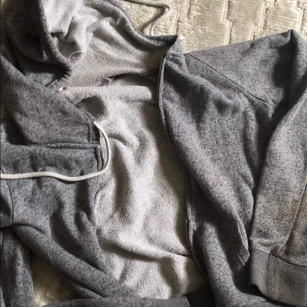 Grey shirt jacket